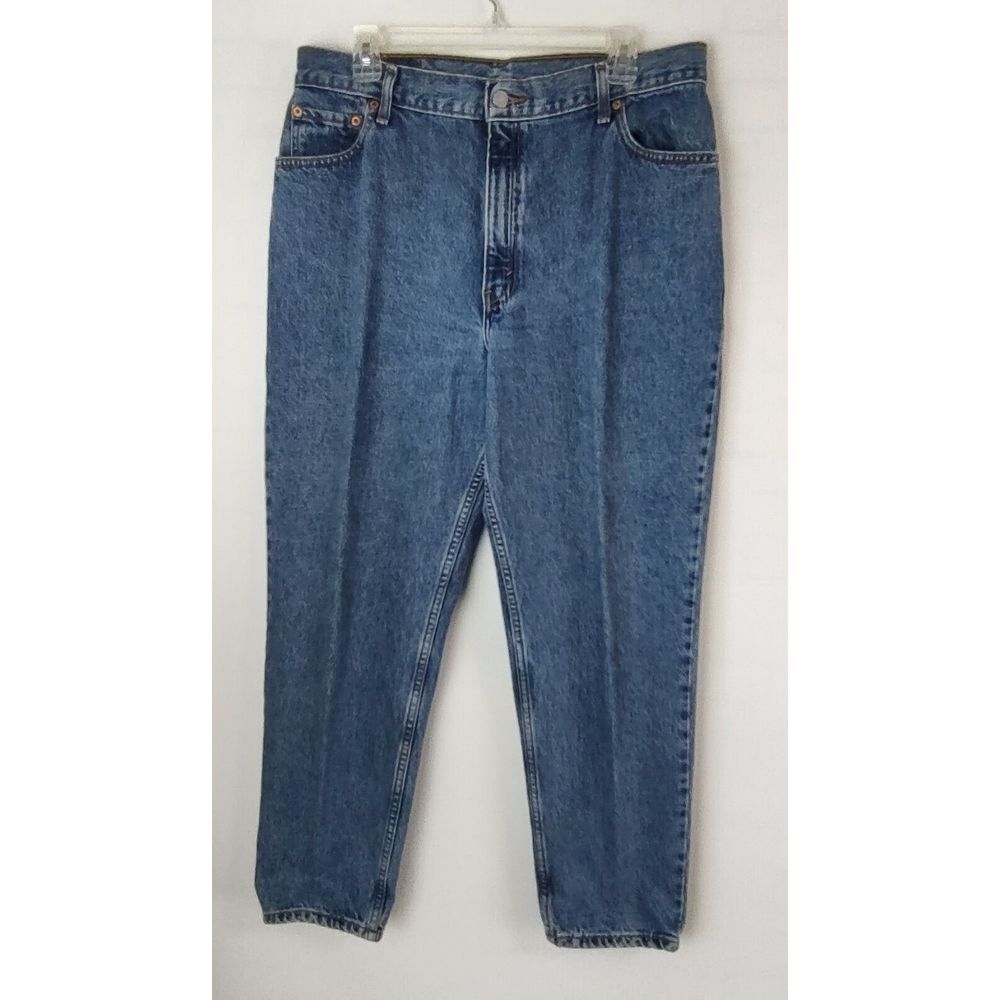 Vintage Levis 550 Pants Womens Size 16 Short Tapered Fit Leg Relaxed Mom Jeans